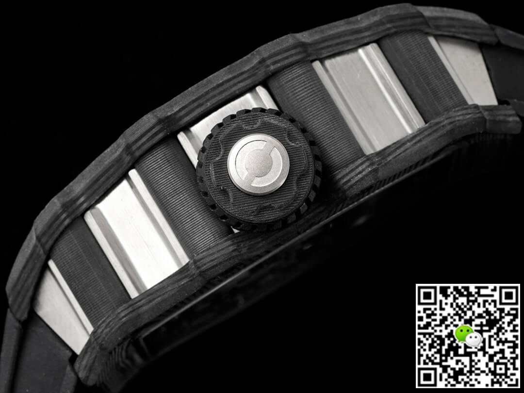 Replica Richard Mille RM21-01 1:1 Best Edition RM Factory Tourbillon Skeleton Dial Black Strap