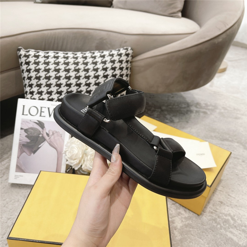 F**di letters webbing sandals