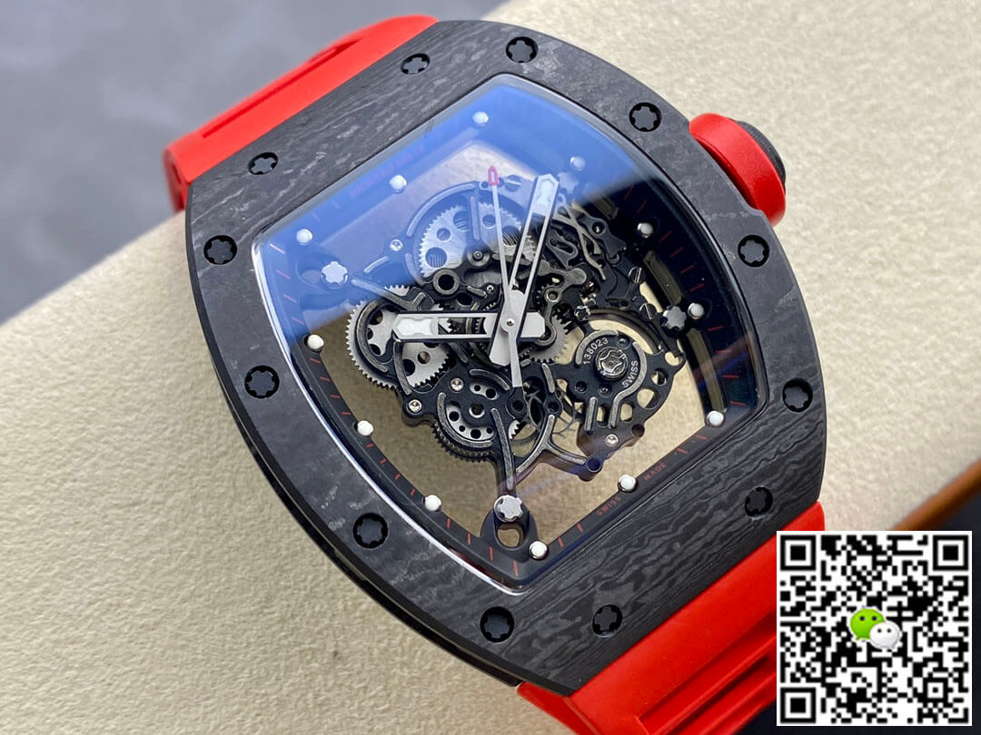 Replica Richard Mille RM-055 1:1 Best Edition BBR Factory Red Strap