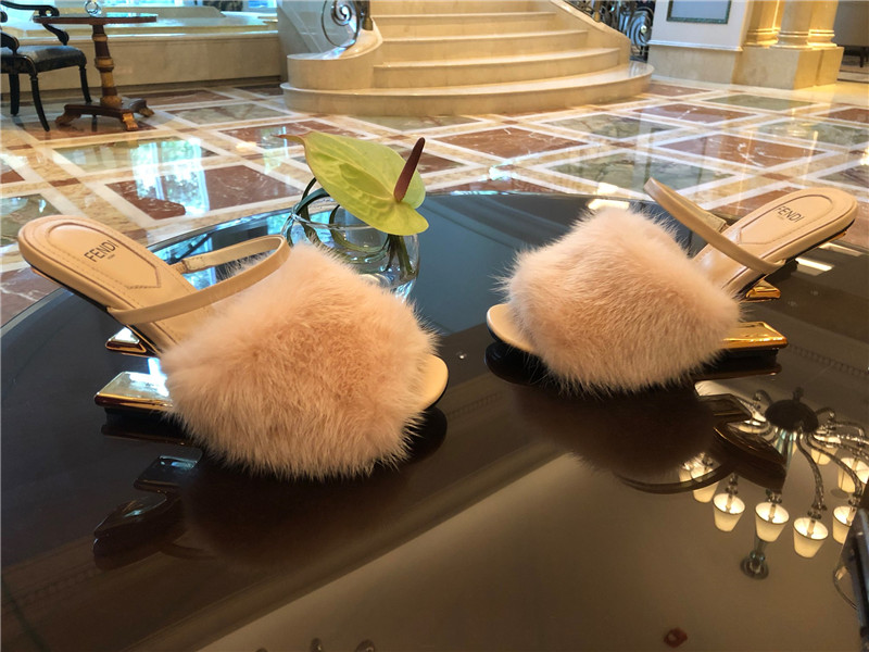 F**di first high-heeled sandal