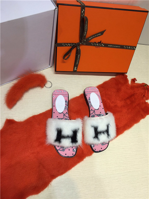 H**me5 mink slippers replica shoes