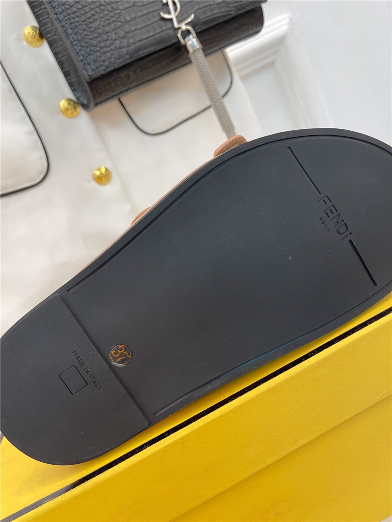 F**di ff logo plaque sandals