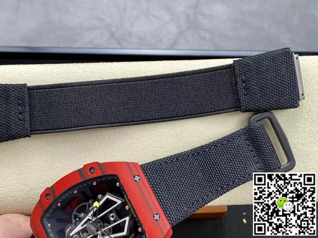 Richard Mille Replica RM27-03 Tourbillon 1:1 Best Edition BBR Factory Red Carbon Fiber Case