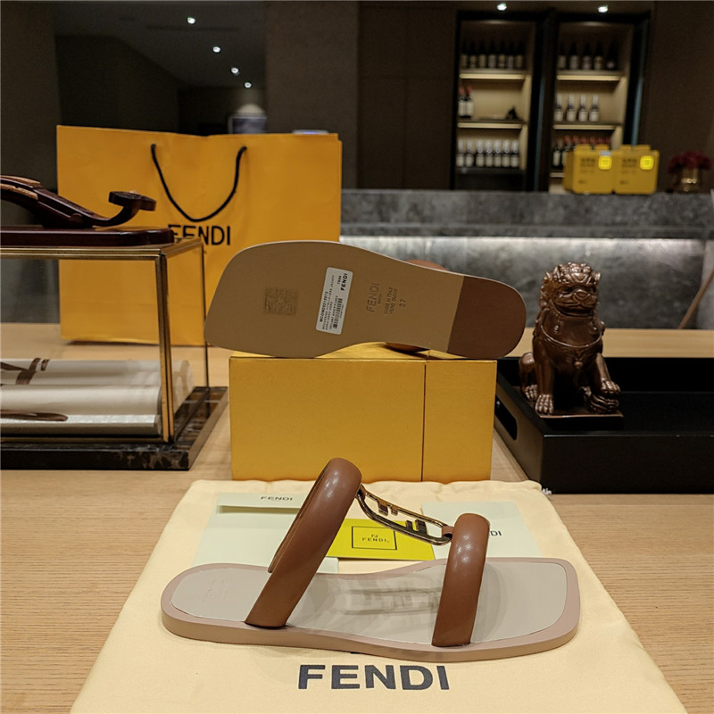 F**di flat beach sandals