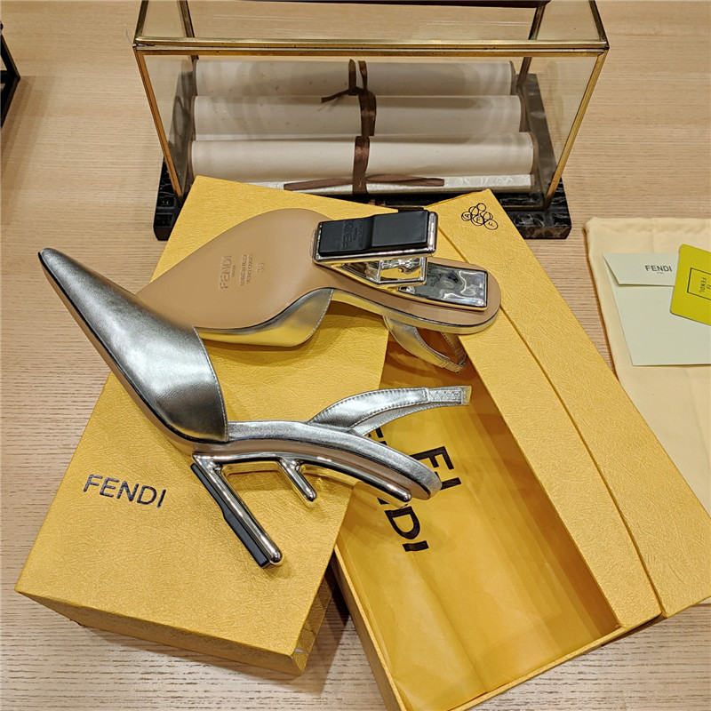 F**di strappy toe high heel sandals