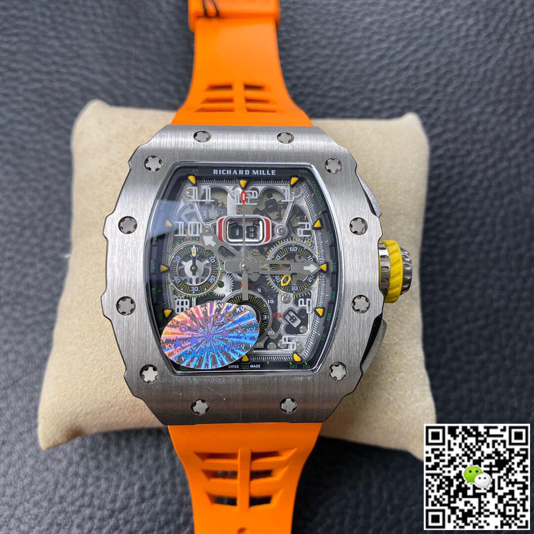 Replica Richard Mille RM11-03 1:1 Best Edition KV Factory Orange Strap