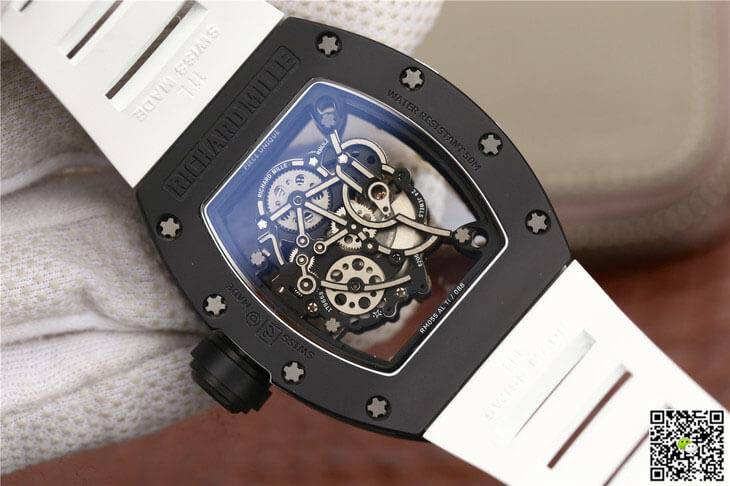 Replica Richard Mille RM055 1:1 Best Edition KV Factory Ceramic Case