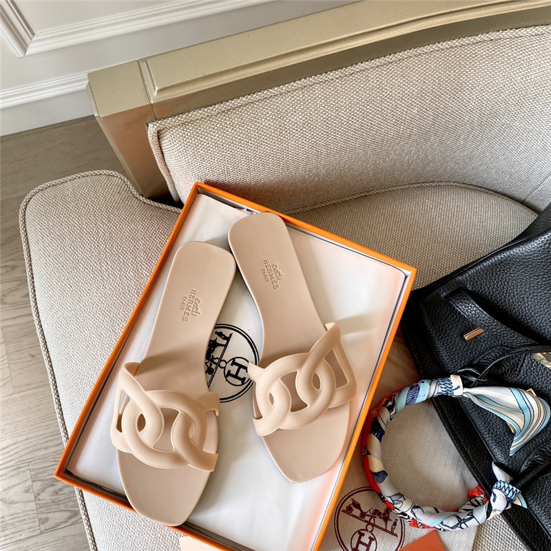 H**me5 new classic pig nose chain slippers