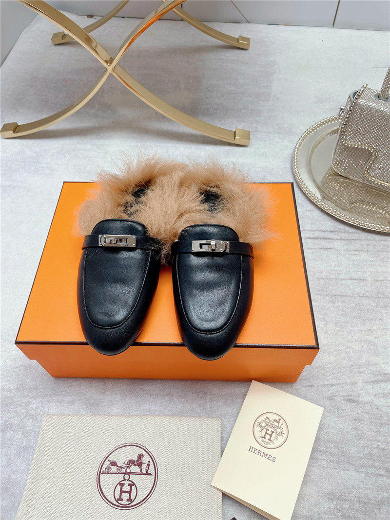 H**me5 classic wool slippers