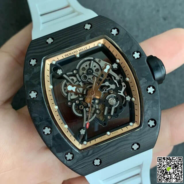 Replica Richard Mille RM055 1:1 Best Edition KV Factory V2 Skeleton Dial
