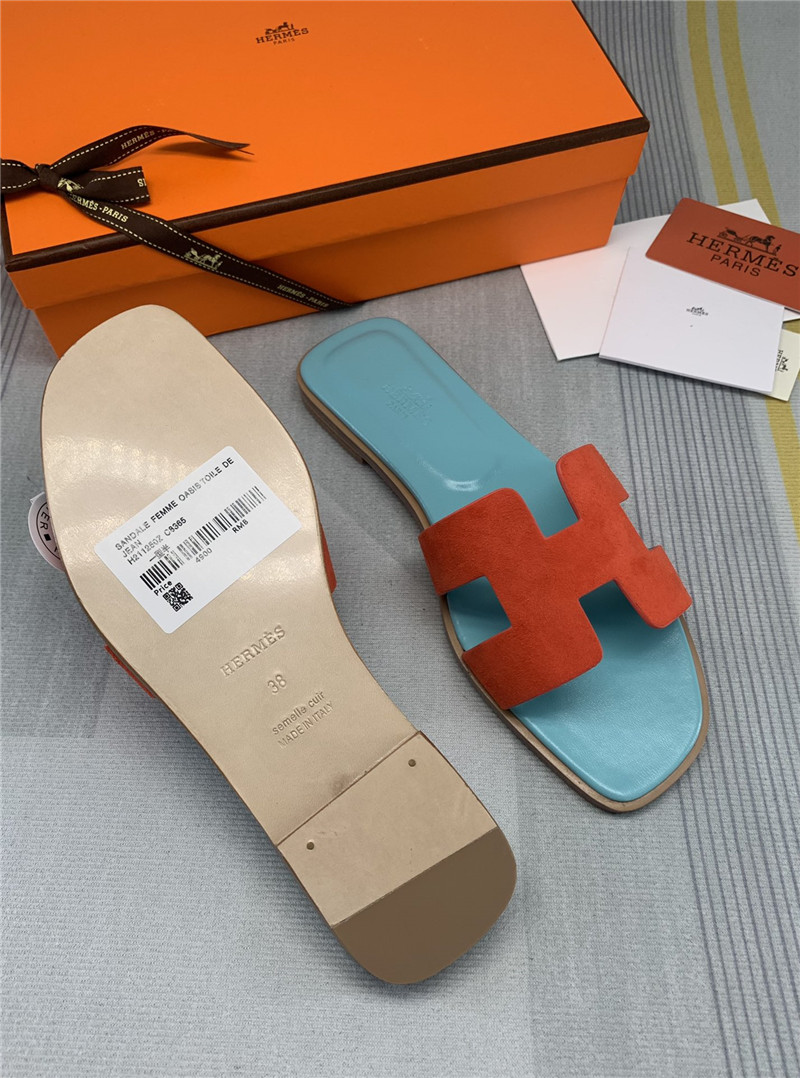 H**me5 flat H slippers womens