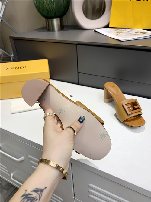 F**di thick heel sandals