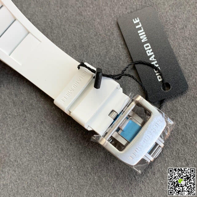 Replica Richard Mille RM055 1:1 Best Edition KV Factory V2 Ceramic Rubber Strap