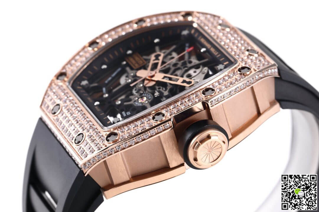 Replica Richard Mille RM035 Americas 1:1 Best Edition KV Factory D1am0nd Case