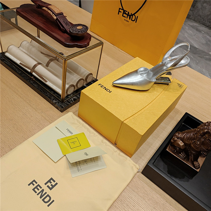 F**di strappy toe high heel sandals