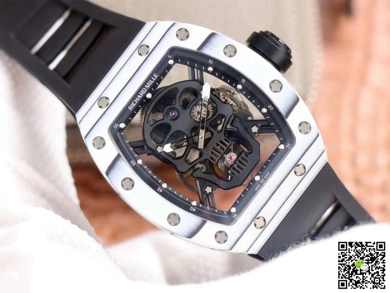 Replica Richard Mille RM052-01 1:1 Best Edition JB Factory White Ceramic Swiss Tourbillon