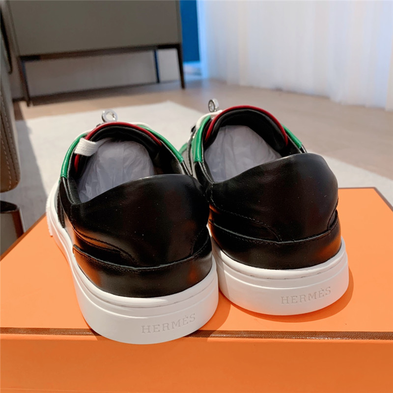 H**me5 British retro design white shoes