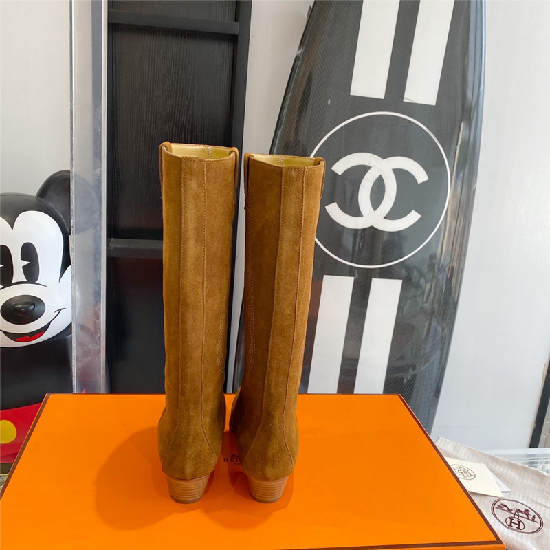 H**me5 embroidered long boots