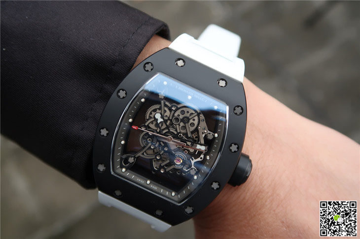 Replica Richard Mille RM055 1:1 Best Edition KV Factory Ceramic Case