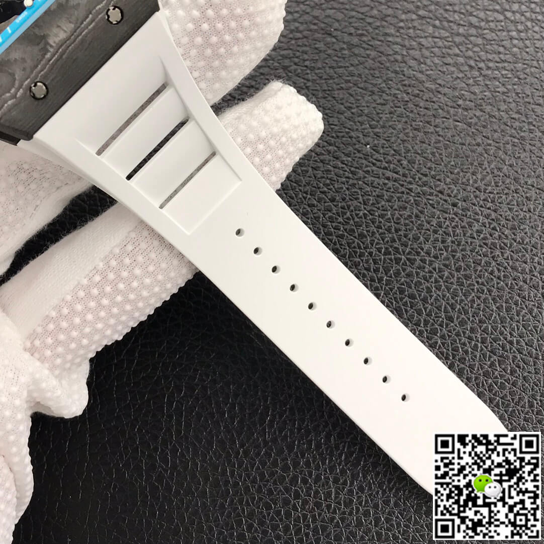 Replica Richard Mille RM055 1:1 Best Edition ZF Factory Carbon Fiber Skeleton Dial