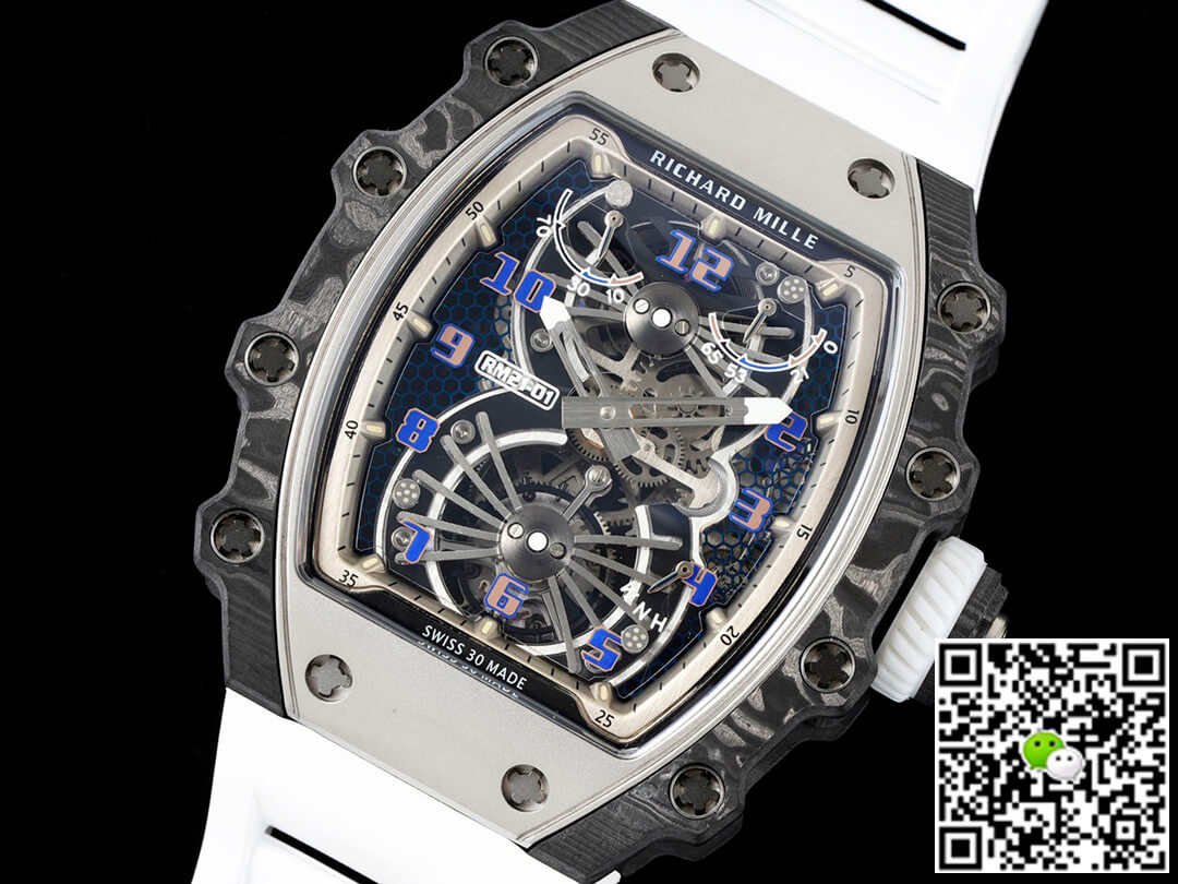 Replica Richard Mille RM21-01 1:1 Best Edition RM Factory Tourbillon Carbon Fiber Bezel