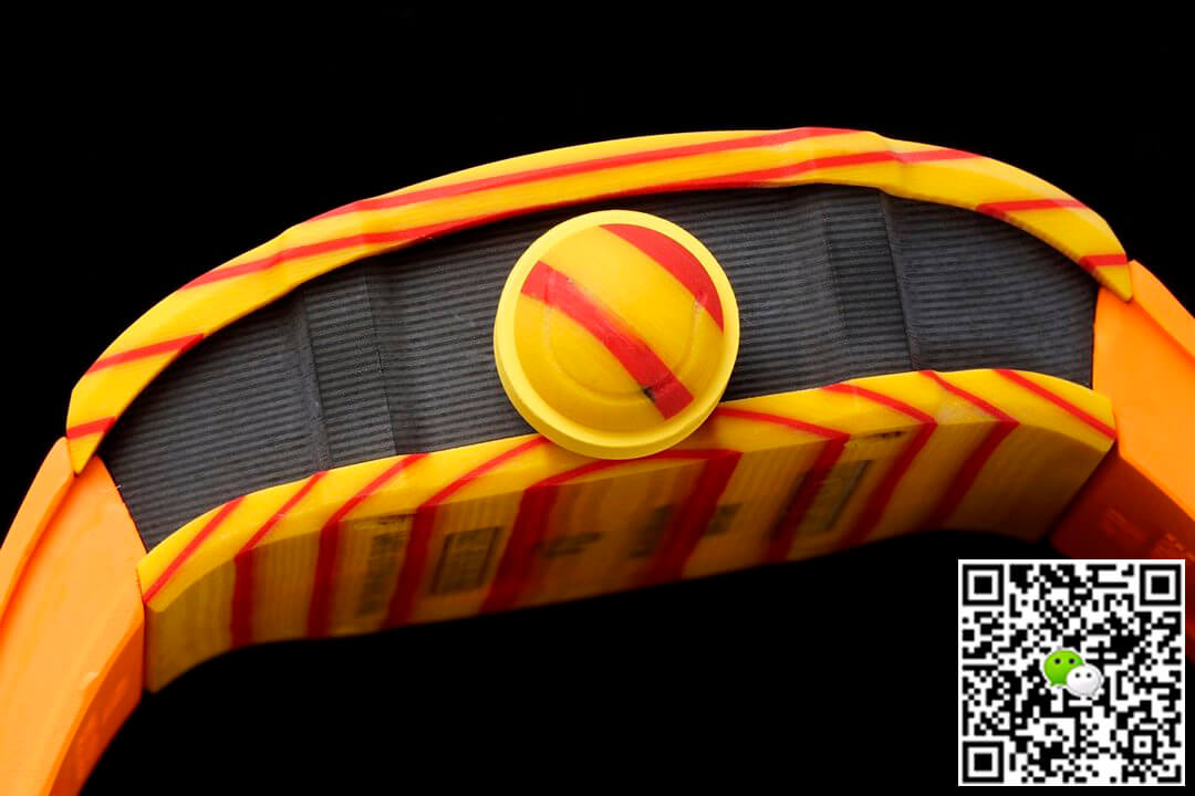 Replica Richard Mille RM27-03 Rafael Nadal Tourbillon 1:1 Best Edition RM Factory Orange Rubber Strap