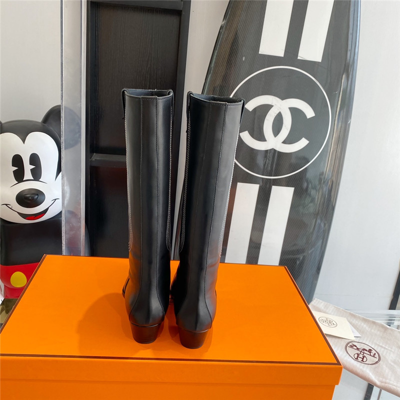 H**me5 embroidered long boots