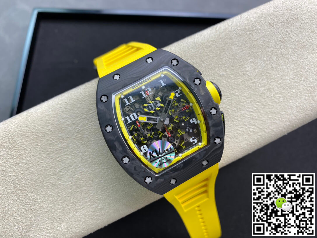 Replica Richard Mille RM-011 1:1 Best Edition KV Factory Forged Carbon