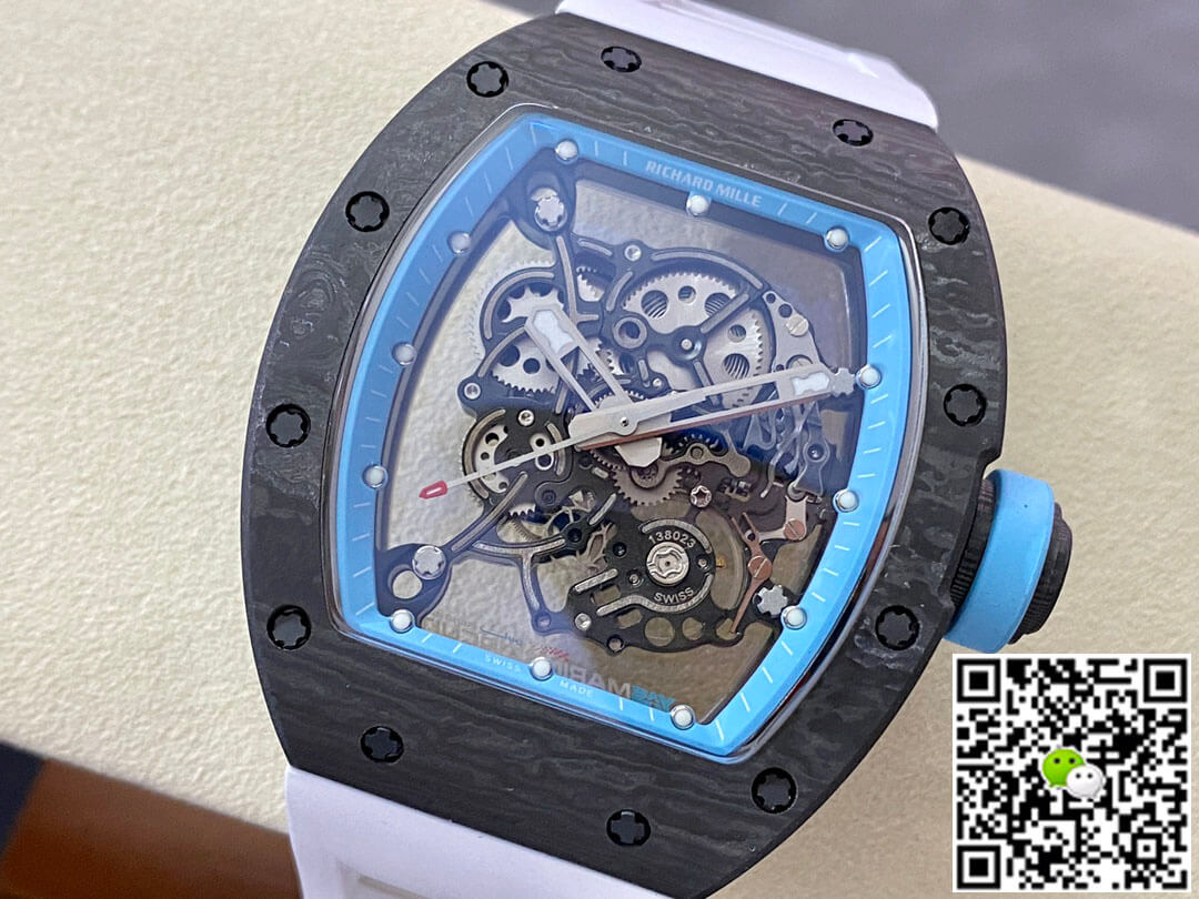 Replica Richard Mille RM-055 1:1 Best Edition BBR Factory Carbon Fiber