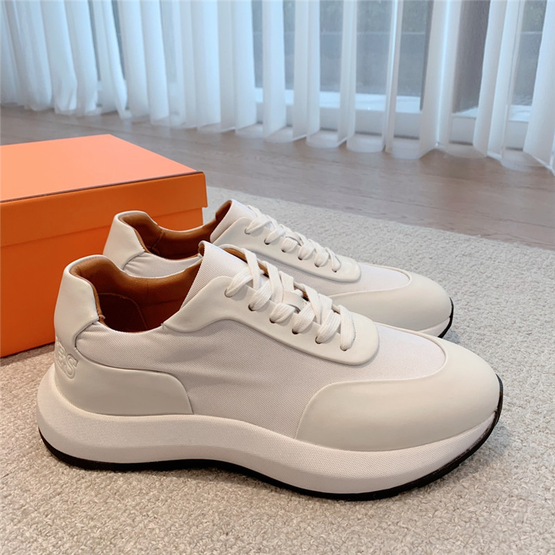 H**me5 classic look-alike British retro white shoes