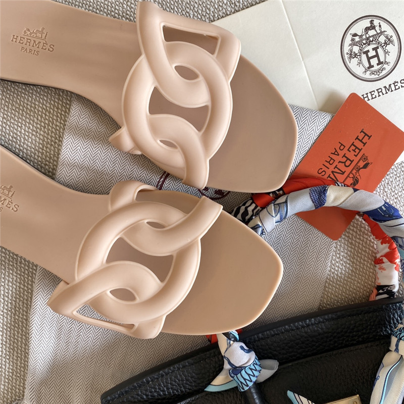 H**me5 new classic pig nose chain slippers