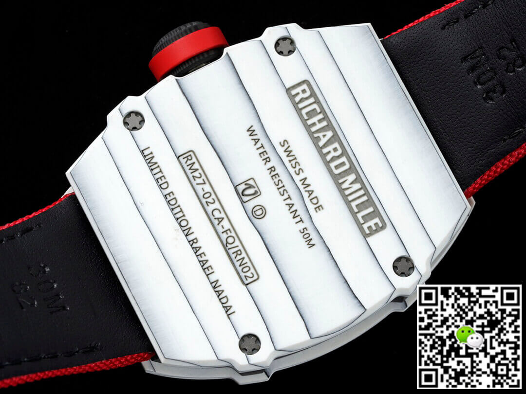 Replica Richard Mille RM27-02 Rafael Nadal Tourbillon 1:1 Best Edition RM Factory Red Strap