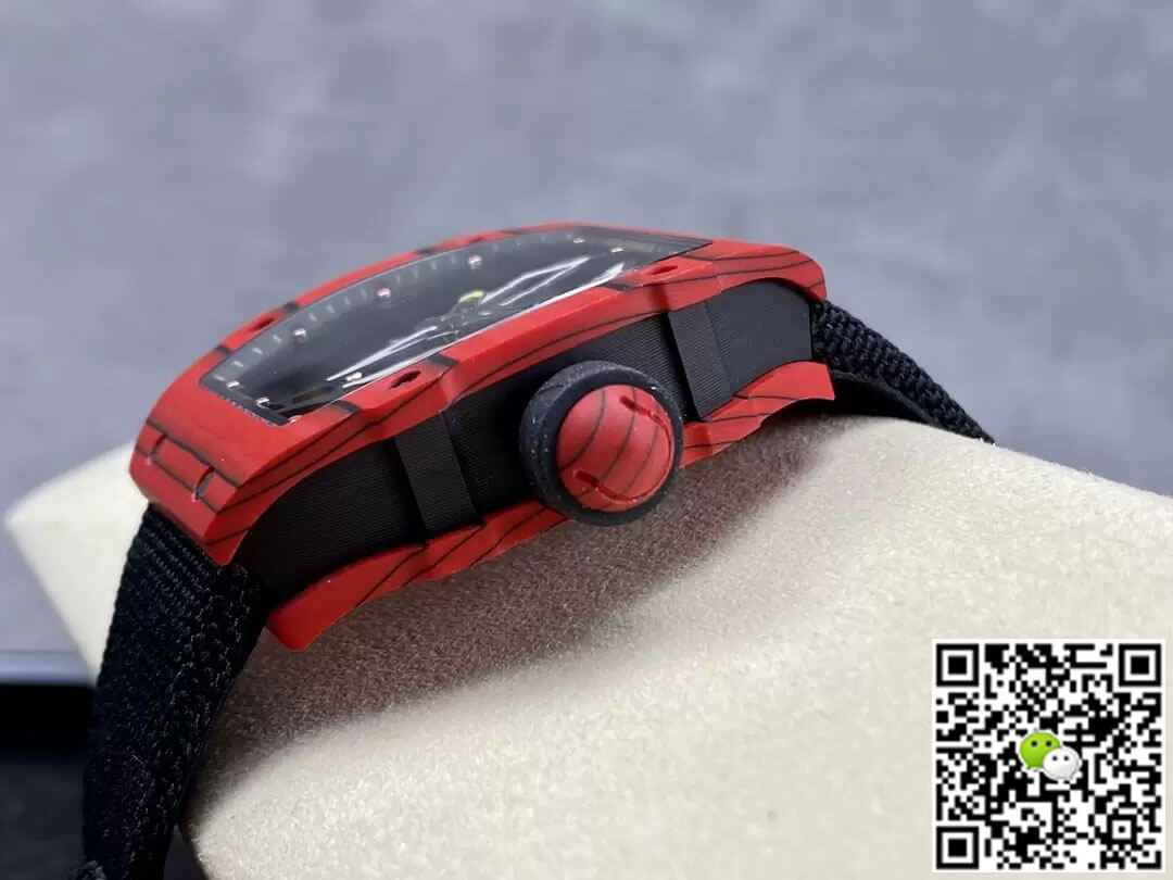 Richard Mille Replica RM27-03 Tourbillon 1:1 Best Edition BBR Factory Red Carbon Fiber Case