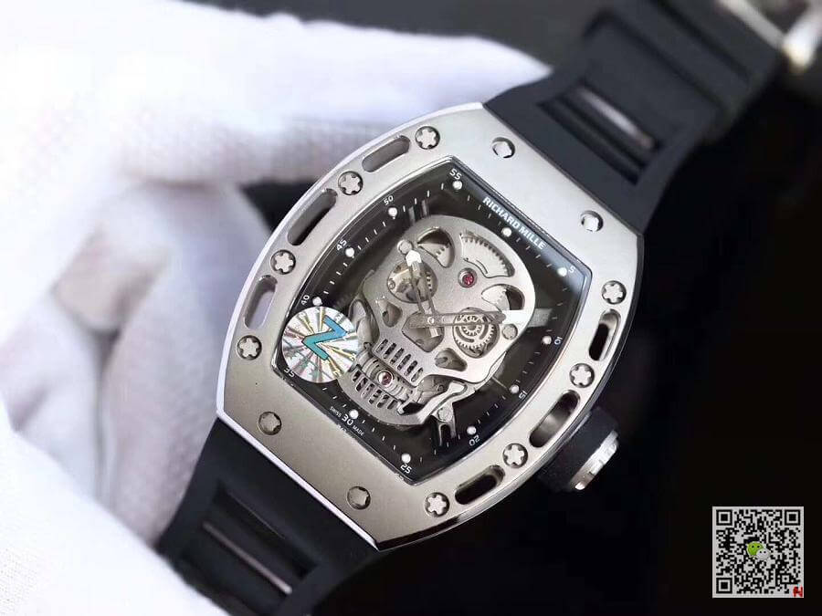 Replica Richard Mille RM052 Z Factory 1:1 Best Edition Swiss ETA6T51 Black Dial with Skull