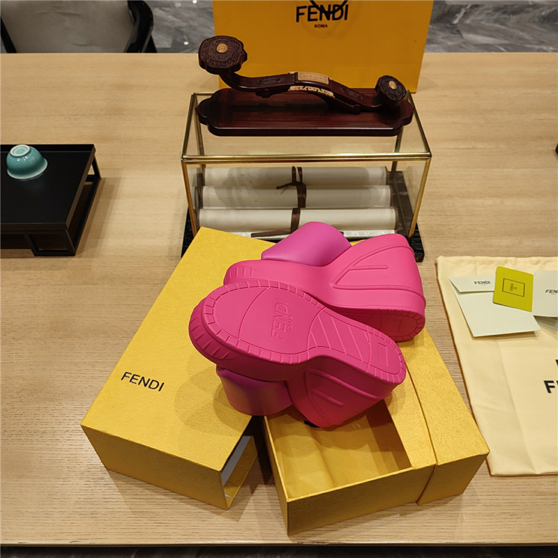 F**di wedge platform sandals