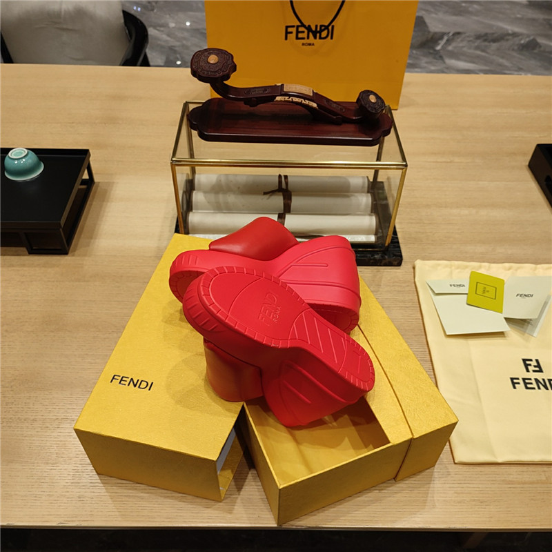 F**di wedge platform sandals