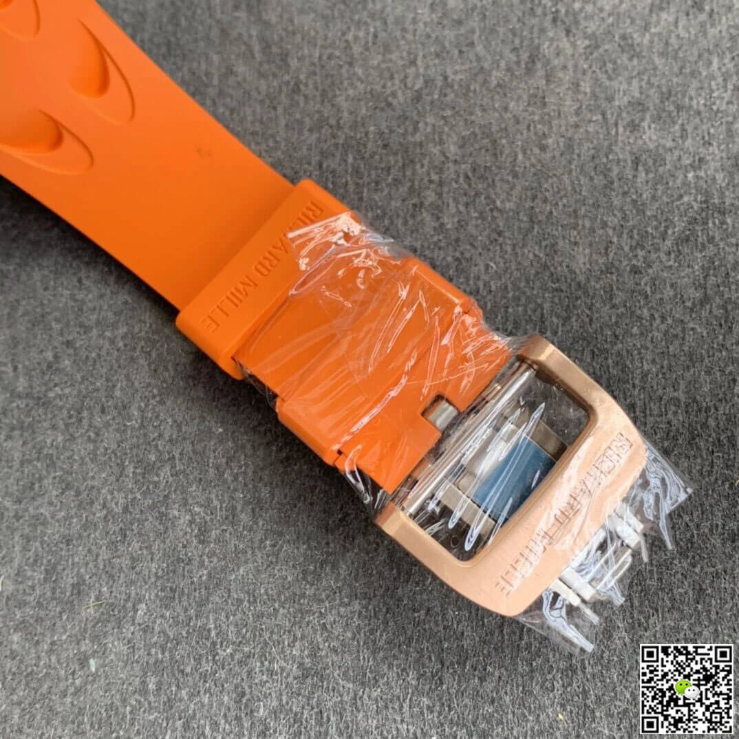 Replica Richard Mille RM011 1:1 Best Edition KV Factory Rose Gold