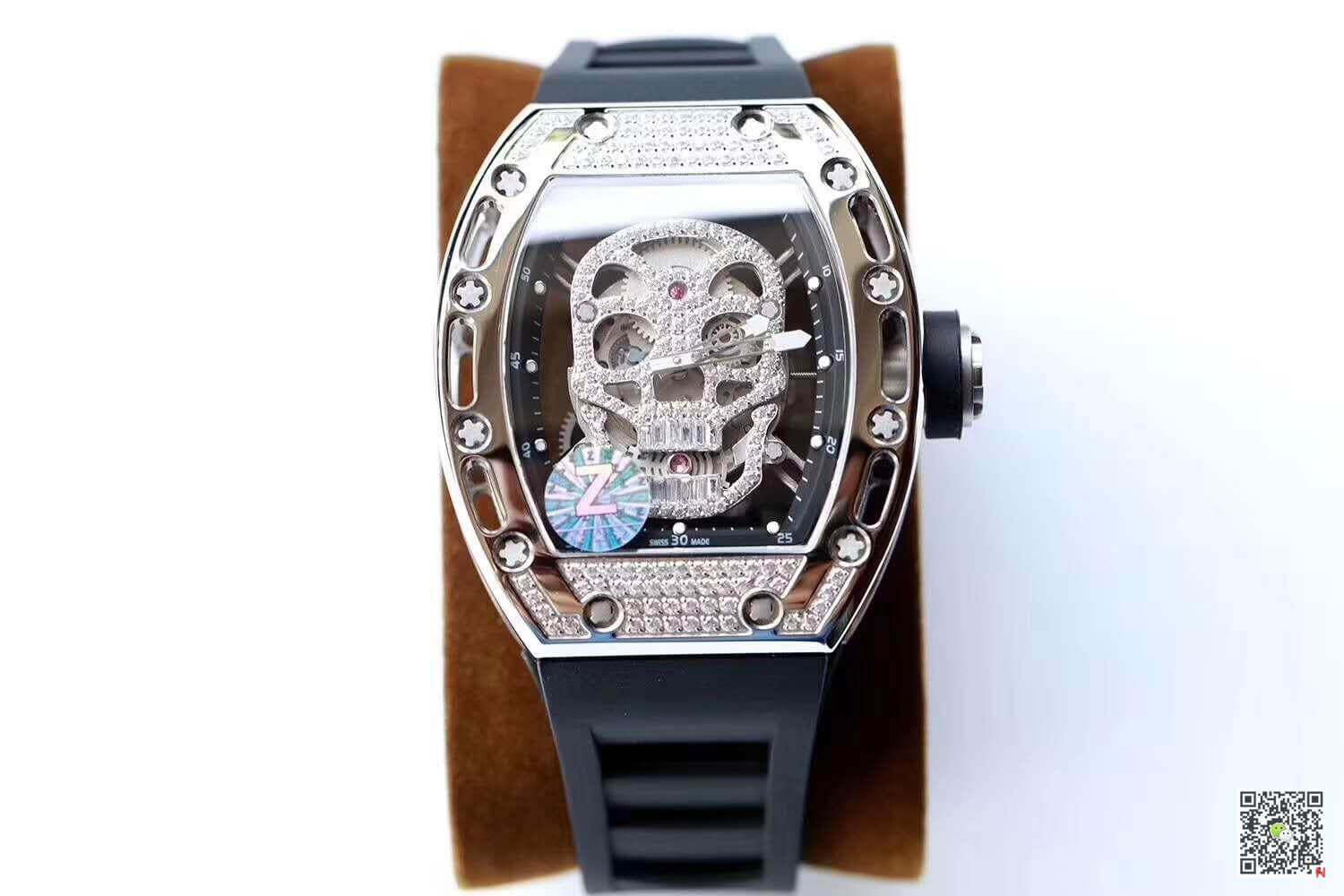 Replica Richard Mille RM052 Z Factory 1:1 Best Edition Swiss ETA6T51 black strap