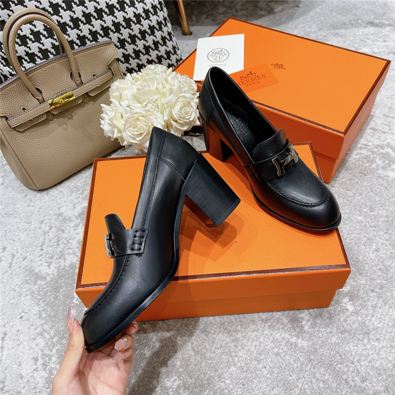 H**me5 dauphine mid heel mules