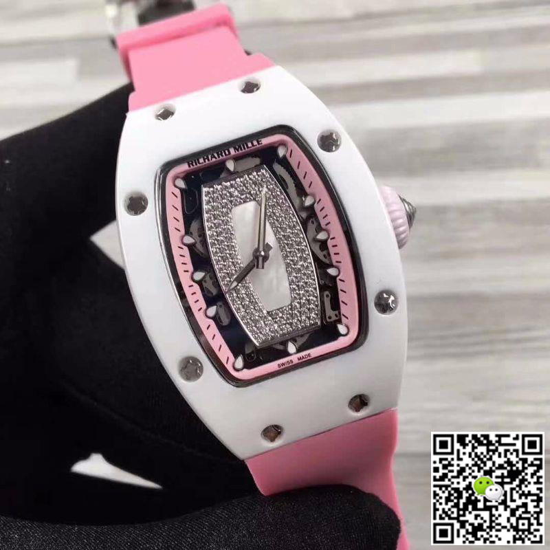 Replica Richard Mille RM07 1:1 Best Edition Swiss ETA6T51 Red Dial with D1am0nds
