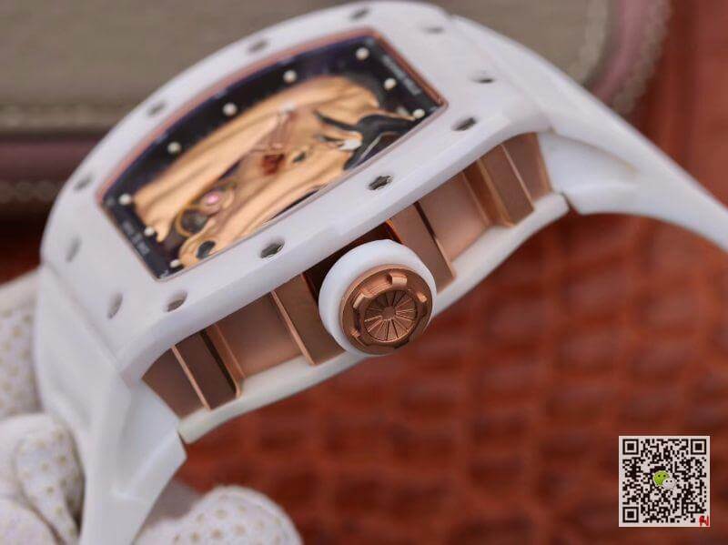 Replica Richard Mille Polo Club Saint Tropez RM52-02 KV Factory Mechanical Watches 1:1 Best Edition Swiss ETA8215 Gold Horse Dial