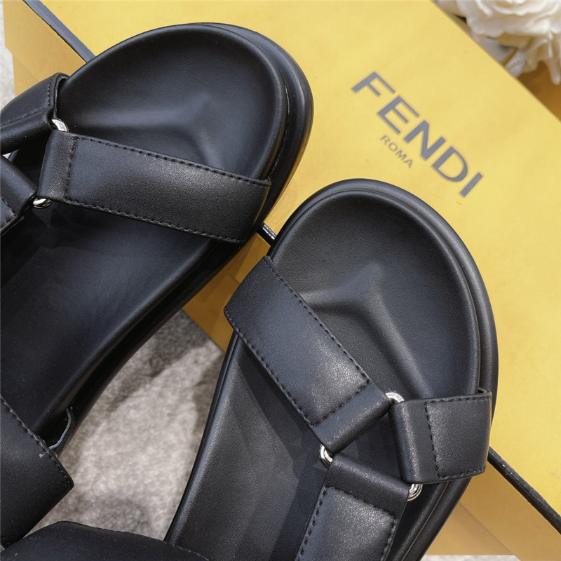 F**di letters webbing sandals