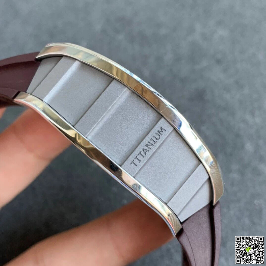 Replica Richard Mille RM11 1:1 Best Edition KV Factory Titanium Brown Strap