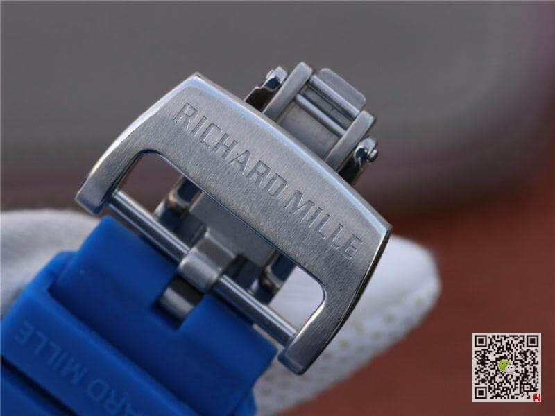 Replica Richard Mille RM055 KV Factory 1:1 Best Edition Swiss ETA8215 blue strap