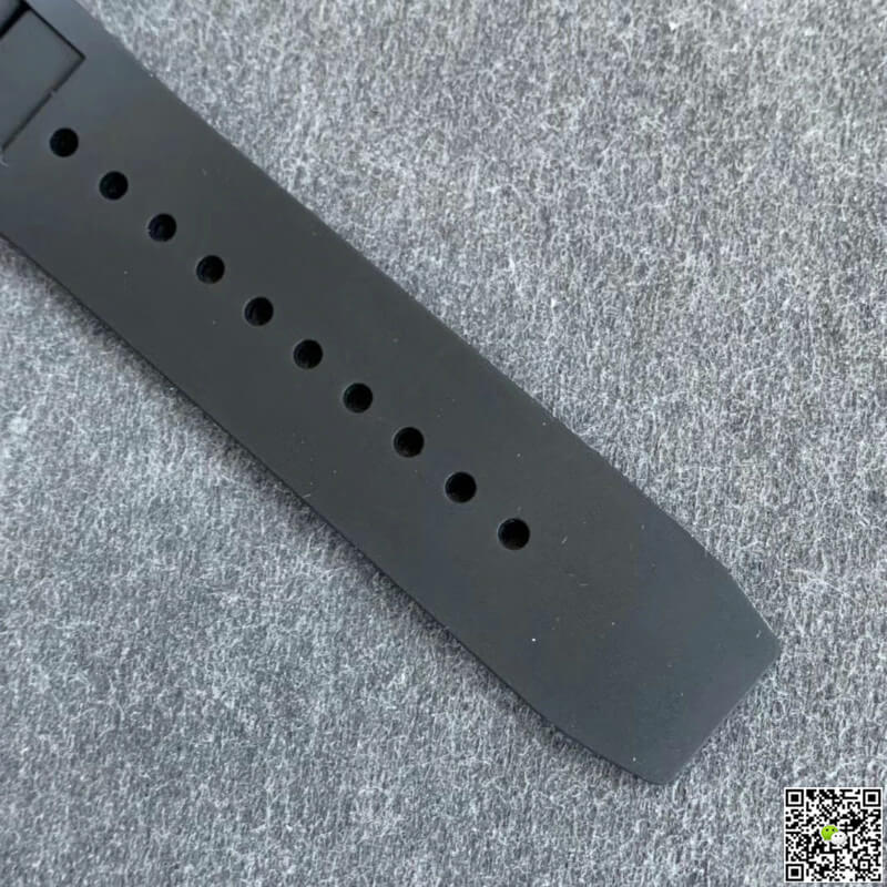 Replica Richard Mille RM011 1:1 Best Edition KV Factory Black Rubber Strap