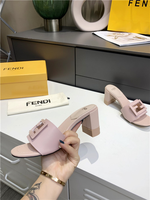 F**di thick heel sandals