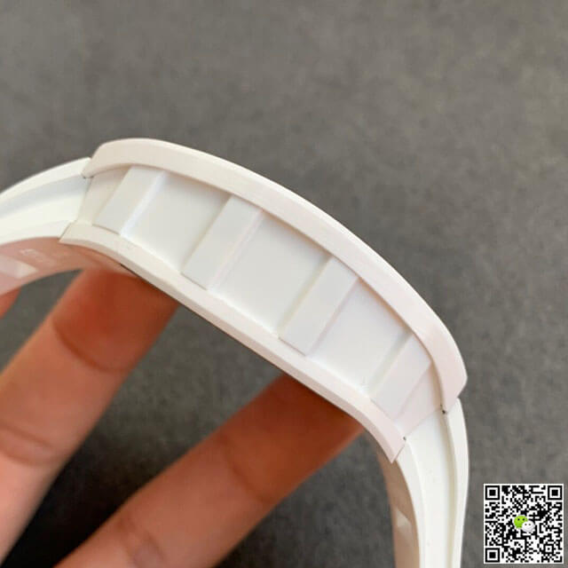 Replica Richard Mille RM055 1:1 Best Edition KV Factory V2 Ceramic Rubber Strap