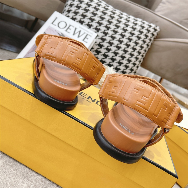 F**di letters webbing sandals