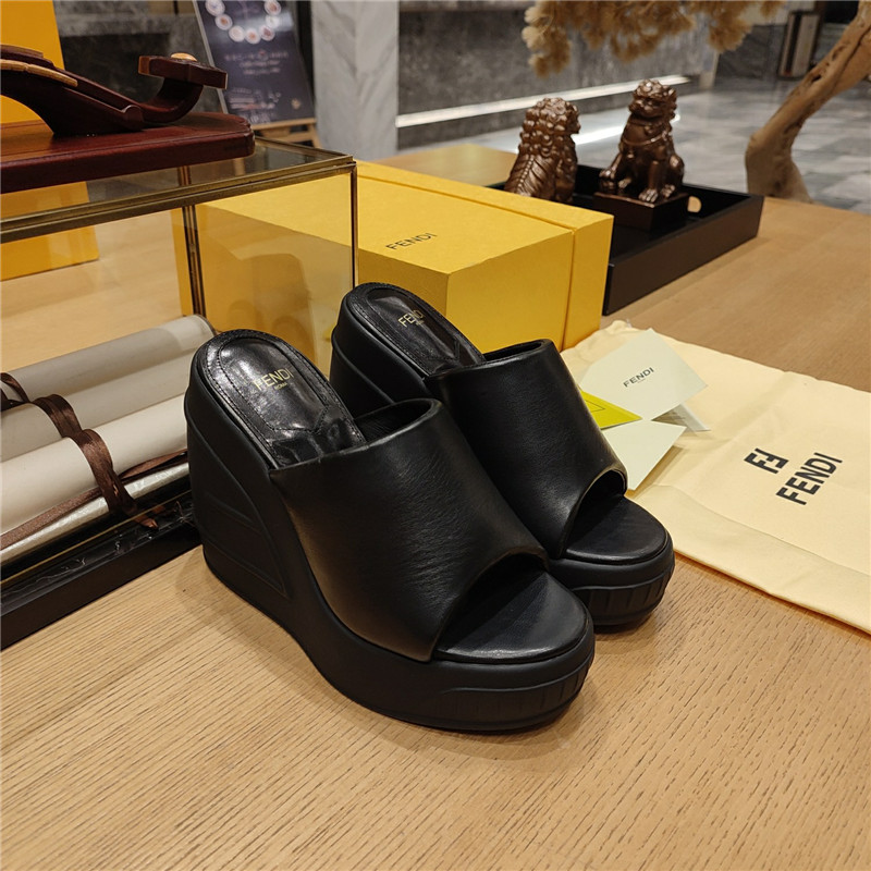 F**di wedge platform sandals