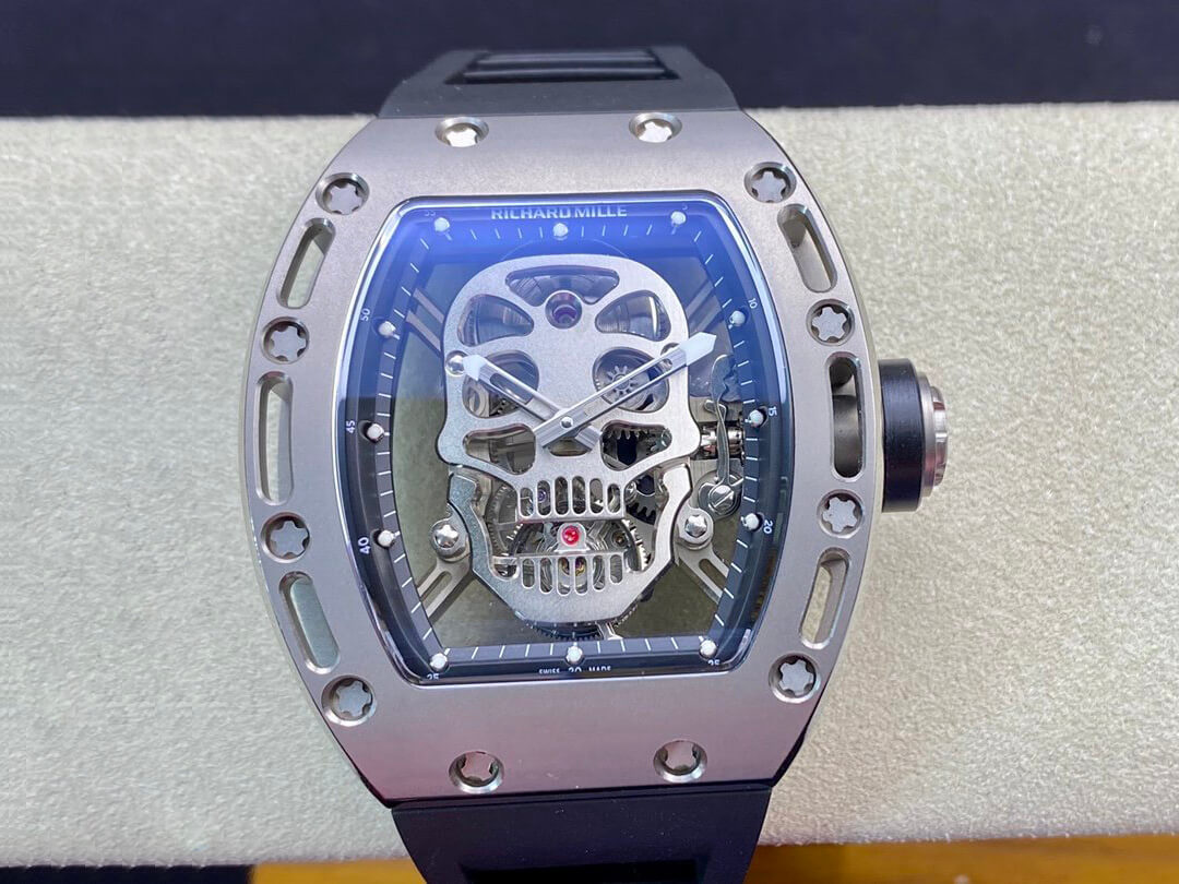 Replica Richard Mille RM052 Tourbillon 1:1 Best Edition EUR Factory Skull Dial